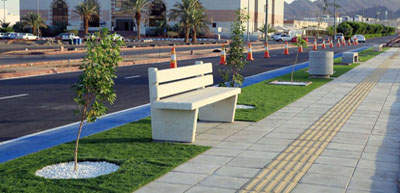 Rehabilitation of the city's pedestrian corridors and other corridors in Riyadh